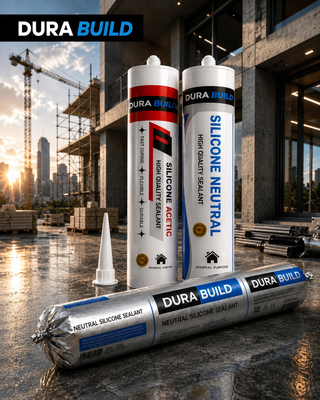 DURABUILD Neutral Silicone High Quality Sealant